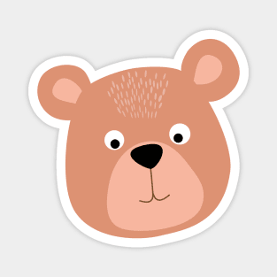 Bear cute face Magnet