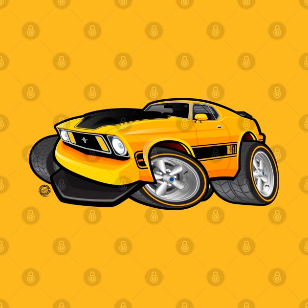 Mach 1 Yellow by Goin Ape Studios