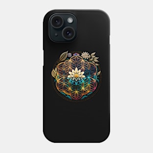 Lotus Flower Symbol For Yoga Lover Buddhist Meditation Phone Case