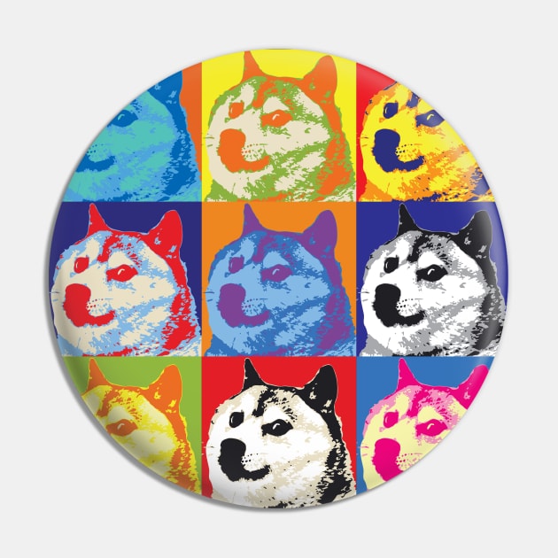 Pop Doge Pin by DesignCat