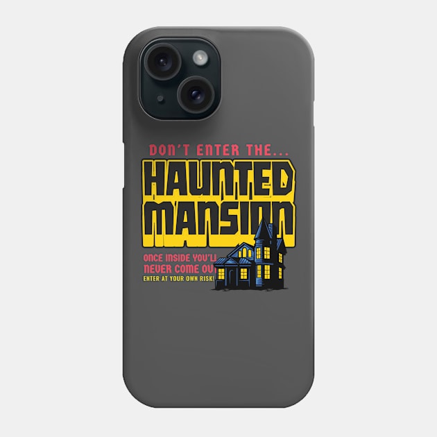 Haunted Mansion Haunted House Halloween Spooky Season Phone Case by Tip Top Tee's