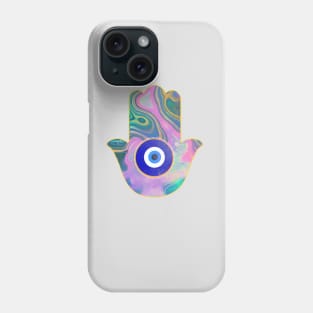 evil eye hamsa Phone Case