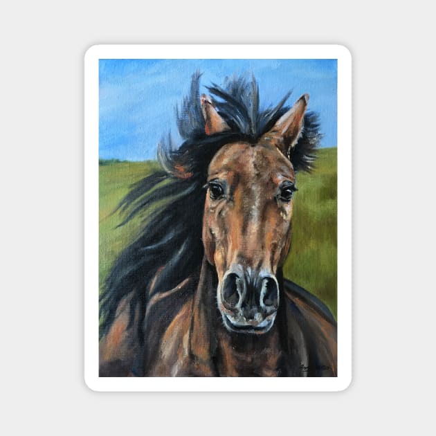 Galloping Horse Magnet by archiesgirl