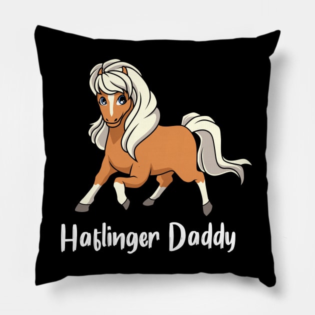 Horse Lover - Haflinger Daddy Pillow by Modern Medieval Design