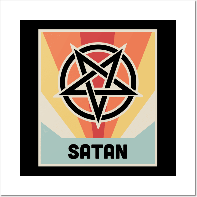 Pentagram Tapestry, Occult Wall Hanging, Satanic Home Decor