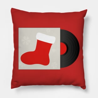 Winter Socks | Vinyl Music | Christmas Party Pillow