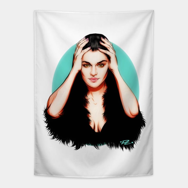 Rachel Weisz - An illustration by Paul Cemmick Tapestry by PLAYDIGITAL2020