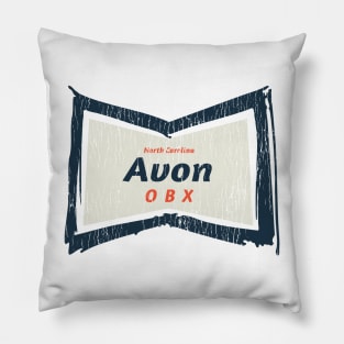 Avon, NC Summertime Vacationing Bowtie Sign Pillow