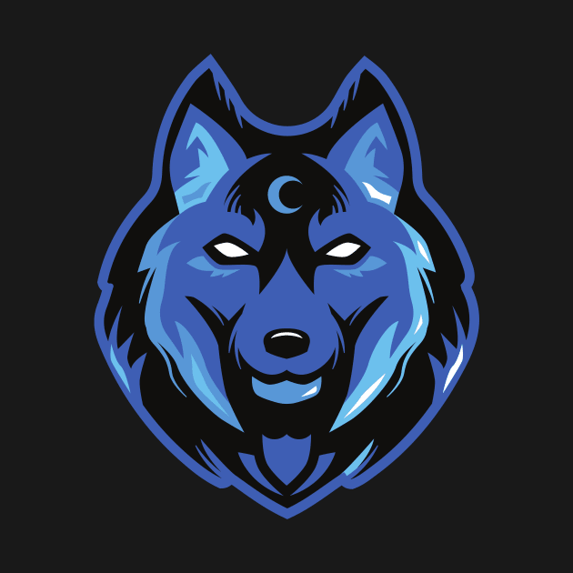 Blue Wolf by Hssinou