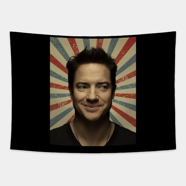 Brendan Fraser Tapestry by LivingCapital 