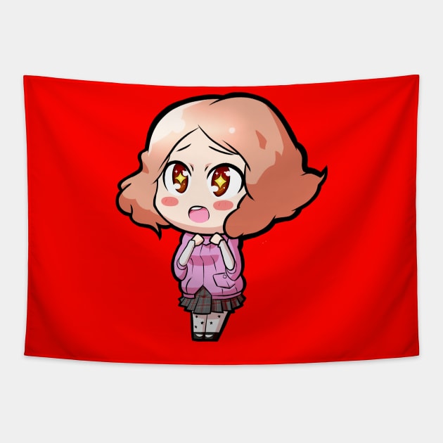 Chibi Haru Okumura - Persona 5 Tapestry by MangaXai