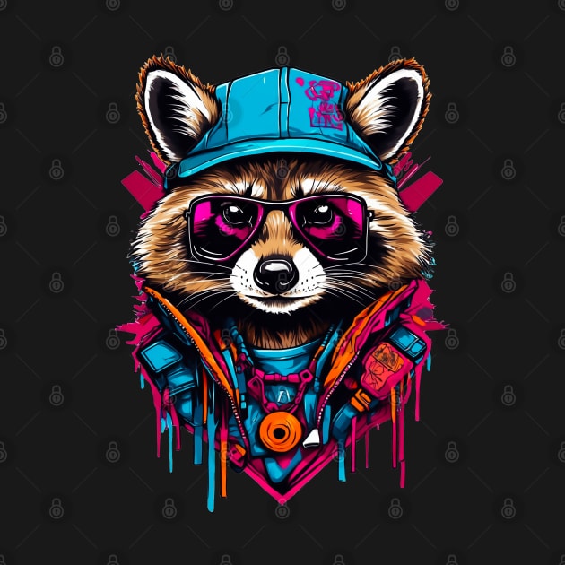 Street Style Raccoon by Penguin-san