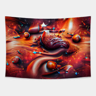 Universe made of Chocolate Art Tapestry