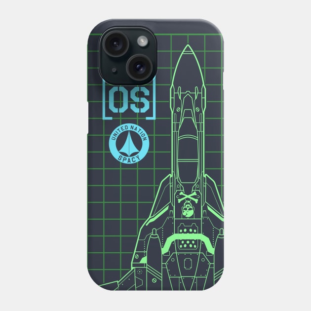 Macross VF0S Blueprint Phone Case by don_kuma