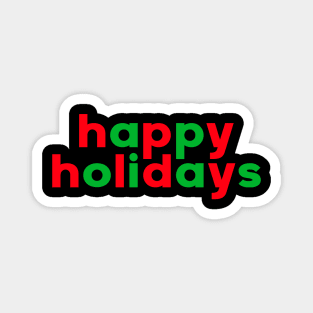 Simply Happy Holidays Magnet