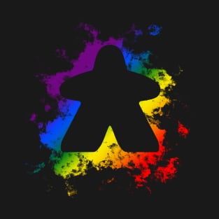 Meeple Splash - Rainbow T-Shirt