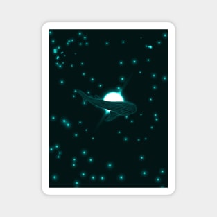 WHALE SHARK IN SPACE Magnet