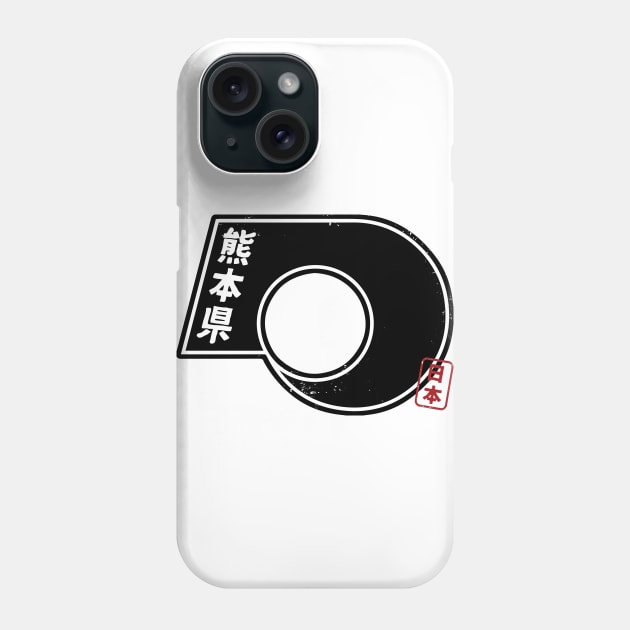 KUMAMOTO Japanese Prefecture Design Phone Case by PsychicCat