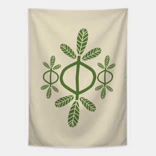 Mangrove Forest Green Trees Graphic Expression Tapestry