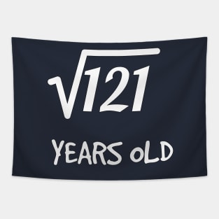 Square Root of 121: 11th Birthday 11 Years Old Boy Girl Tapestry