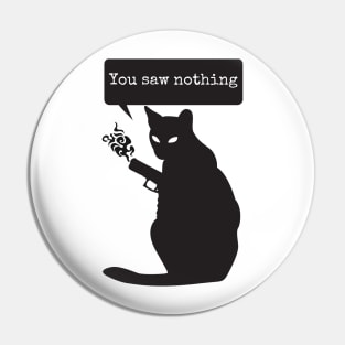 Funny Killer cat meme Pin