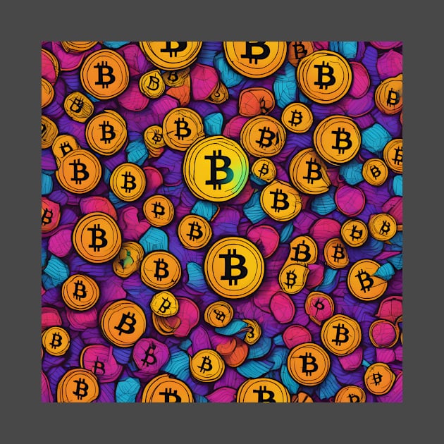 Colorful Bitcoin by Creativeoptimize