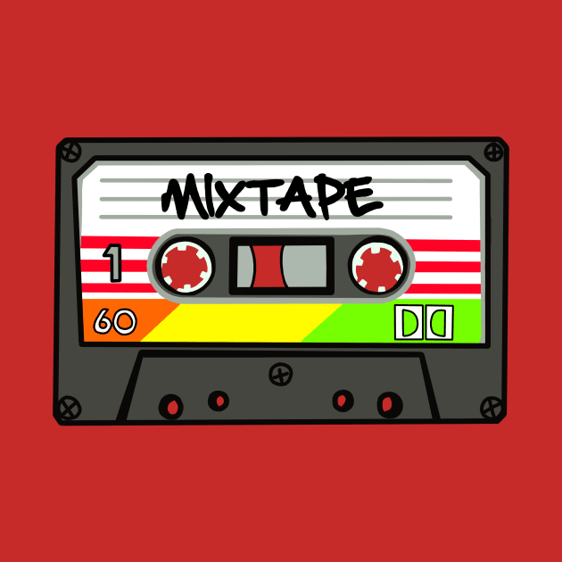 Cassette Mixtape by LefTEE Designs