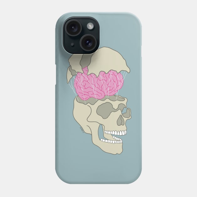 Brain damage Phone Case by Arvilainoid