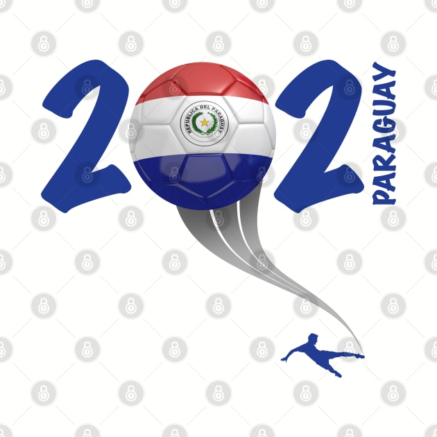 Paraguay Copa America Soccer 2021 by DesignOfNations