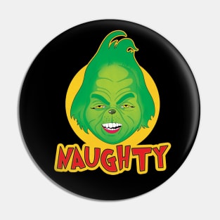 Naughty Grinch Pin