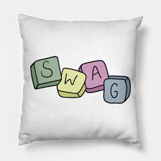 swag colourful dice Pillow