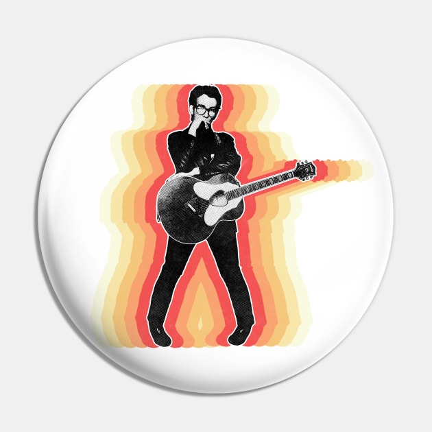 Elvis Costello Pin by DankFutura