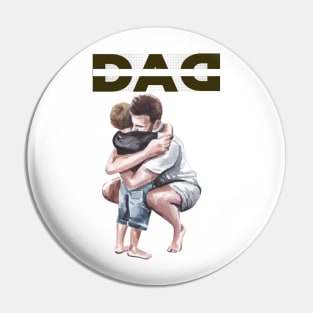 Dad hug Pin