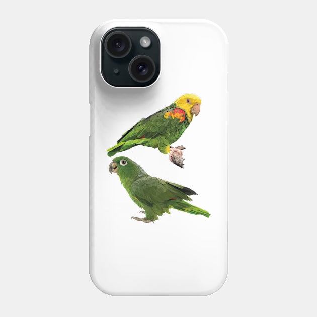 Parrots Phone Case by obscurite