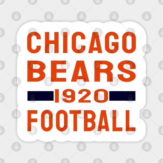 Chicago Bears Football Classic Magnet by Medo Creations
