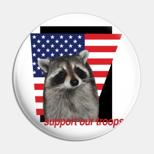 support our troops Pin