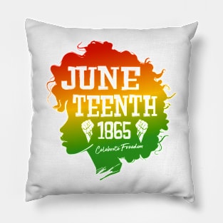 Women Juneteenth African American Pillow