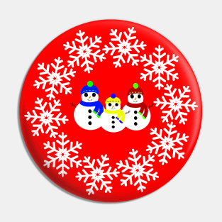 Merry Christmas Snowmen! Pin