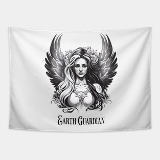 Female Earth Guardian Angel - Stay Stylish and Eco-Friendly Sticker Tapestry