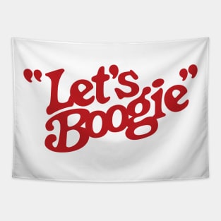 Let's Boogie (Red) Tapestry