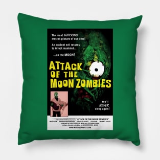 "Attack of the Moon Zombies" poster Pillow