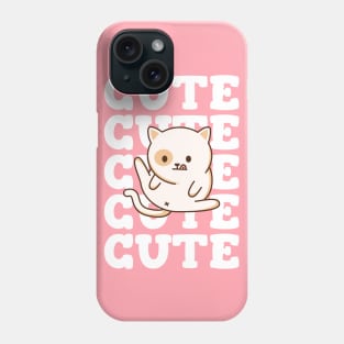 Cute Kitty Butt Graphic Tee Design Phone Case