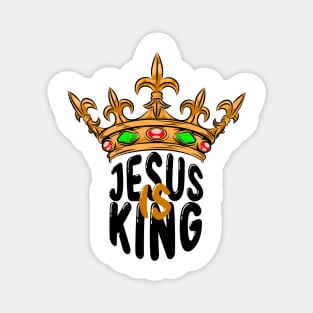 Jesus is King Magnet