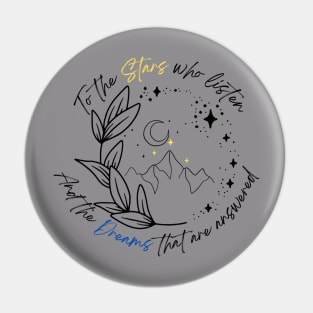 Velaris-Inspired "To The Stars" Tee SJM ACOTAR Pin