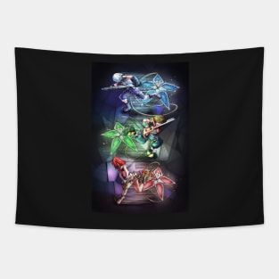 Destiny Island Trio Stars (Kingdom Hearts) (Dim Lights) Tapestry