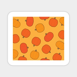 Pumpkin pattern Magnet