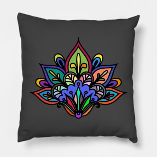 Mandala lotus flower Pillow