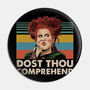 Dost Thou Comprehend  Winifred Sanderson Pin