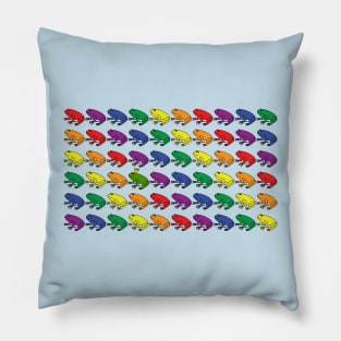 Pride Frog Army Pillow