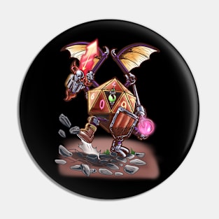 Dice, Spells, and Steel: The Epic Adventures of the Tabletop Warrior Mage Pin